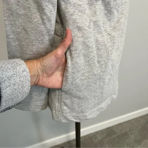 Lululemon Savasana Wrap Sweater Coal Strata Stripe - Picture 10 of 16